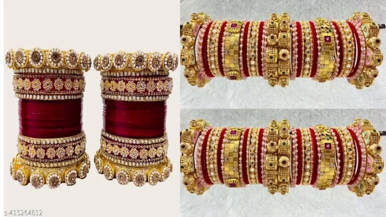 New chudi design: दुल्हन पहनें ये चूड़ियां डिजाइन, देखें नए सेट