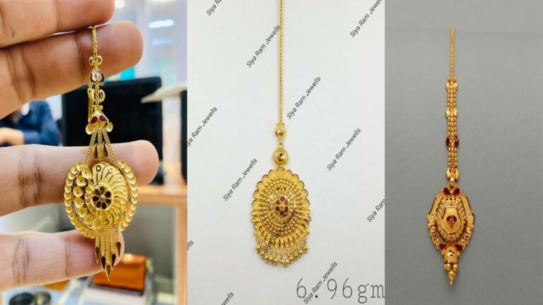 Gold Maang Tikka Design: इन दिनों ट्रेंड में है ये मांग टीका, देखें डिजाइन