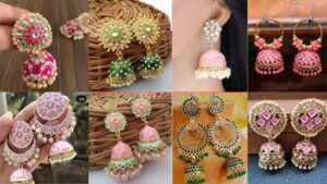 Latest Jhumka design: खूबसूरत कुंदन ईयररिंग्स के ये डिजाइन गोल चेहरे बहुत अच्छे लगेंगे