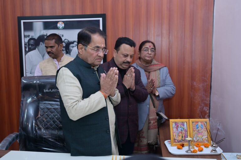 जिला कांग्रेस कमेटी ग्रामीण कार्यालय का हुआ उद्घाटन