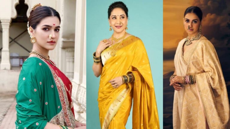 Maharashtrian Look : इन हसीनाओं ने अपने मराठी लुक से स्टेज पर लगाई आग, हर स्टाइल है एक से बढ़कर एक