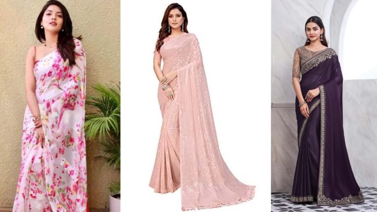 महिलाओं को शादी पार्टियों में पहनना चाहिए यह Saree Design, दिखेंगी अट्रैक्टिव