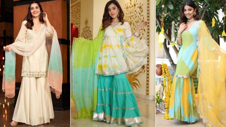 Stylish Sharara Suit: शादी के फंक्शन में दिखना चाहती हैं रॉयल, तो ऐसे करें शरारा सूट को स्टाइल