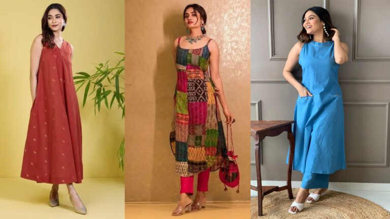 Sleeveless kurti : इस गर्मी में आप इस स्लीवलेस कुर्ती के साथ ग्लैमरस लुक पा सकती हैं