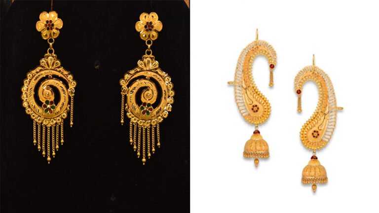 Gold Earring Designs: सिंपल लुक को स्टाइलिश बना देंगे ये गोल्ड इयररिंग्स, देखें लेटेस्ट डिजाइन्स