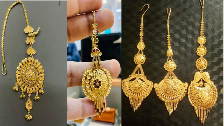 Gold Maang Tikka Design: खास मौकों पर पहनें ये शानदार मांग टीका डिजाइन