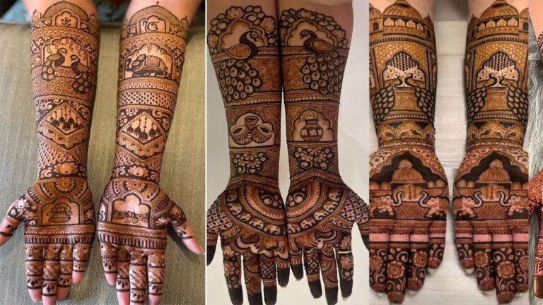 Brides Mehndi Designs: दुल्हनों के लिए ये लेटेस्ट ट्रेंडी मेहंदी डिजाइन