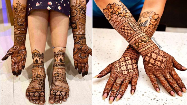 Mehndi Design: ये नए मेहंदी डिजाइन दुल्हन जरूर देखे ,हाथों की खूबसूरती बढ़ा देंगे