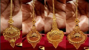Gold maang tikka design: खूबसूरत गोल्ड मांग टीका डिज़ाइन देखे 7 Gold maang tikka design: खूबसूरत गोल्ड मांग टीका डिज़ाइन देखे
