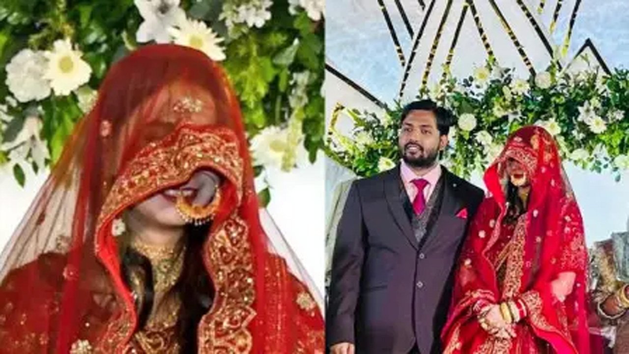 KHAN SIR की दुल्हनिया ने लाल लहंगे में लूटा सबका दिल, ग्रैंड रिसेप्शन पार्टी में दिखा जलवा