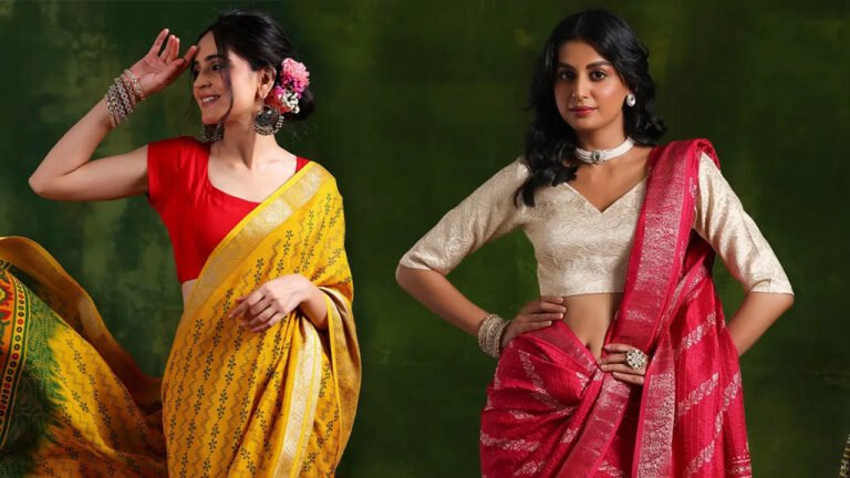 Long Blouse Designs : बॉर्डर वाली साड़ी के साथ स्टाइल करें ये 5 लॉन्ग ब्लाउज़ डिज़ाइन