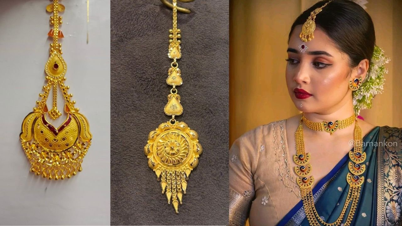 Gold Maang Tikka Best Designs 2025