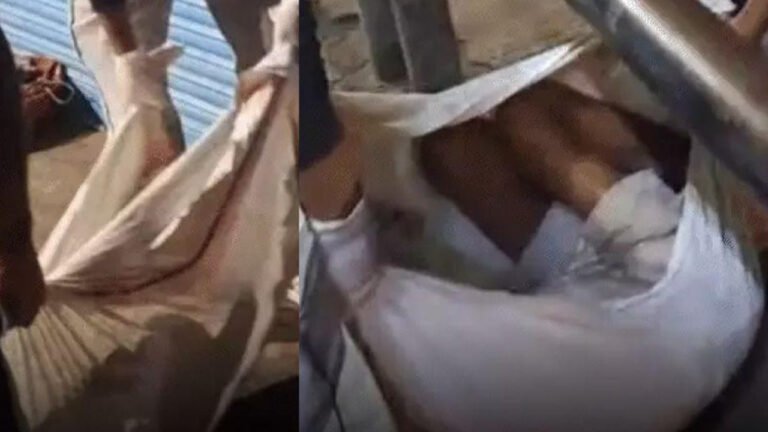 MP : ये तो हद हो गई....वृद्ध को बोरे में भरकर बस स्टैंड में छोड़ा