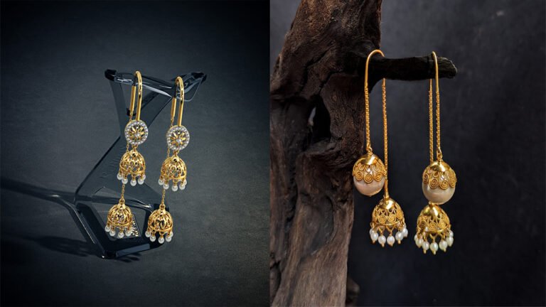 Gold Earring Design: पार्टी वियर के लिए बेस्ट रहेंगे ये खूबसूरत सुई-धागा ईयररिंग, देखें डिज़ाइन