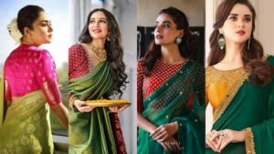 Green Saree Design: सावन और हरियाली तीज पर पहनें ये बेहतरीन हरी साड़ियाँ