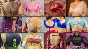 Deep V Neck Blouse- बेस्ट हैं ये वी नेक ब्लाउज़, यहाँ देखें टॉप और लेटेस्ट डिज़ाइन