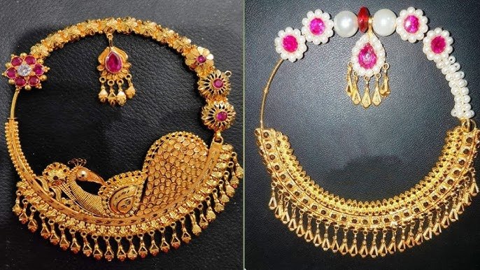 Bridal Gold Nath Design: ब्राइडल अपनी साड़ी या सूट के साथ खूबसूरत नथ डिजाइन को ट्राई करे 5 Bridal Gold Nath Design: ब्राइडल अपनी साड़ी या सूट के साथ खूबसूरत नथ डिजाइन को ट्राई करे