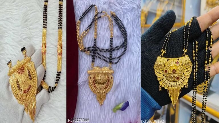 Gold mangalsutra designs: लेटेस्ट खूबसूरत मंगलसूत्र डिजाइन देखे
