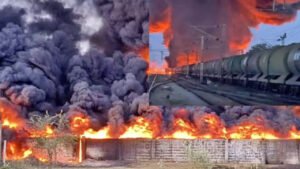 Train Accident : तमिलनाडु में मालगाड़ी दुर्घटनाग्रस्त, डीजल से भरे टैंकरों में लगी भीषण आग 1 Train Accident : तमिलनाडु में मालगाड़ी दुर्घटनाग्रस्त, डीजल से भरे टैंकरों में लगी भीषण आग