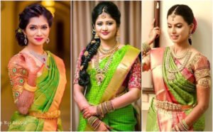 Shravan Green Sarees design : सावन में पहने ये ट्रेंडी साड़ी डिज़ाइन