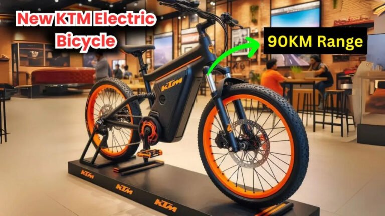 Electric Bicycle: ₹6,999 में घर लाएँ KTM इलेक्ट्रिक साइकिल, 1 घंटे में फुल चार्ज होने पर मिलेगी 90 किमी की रेंज