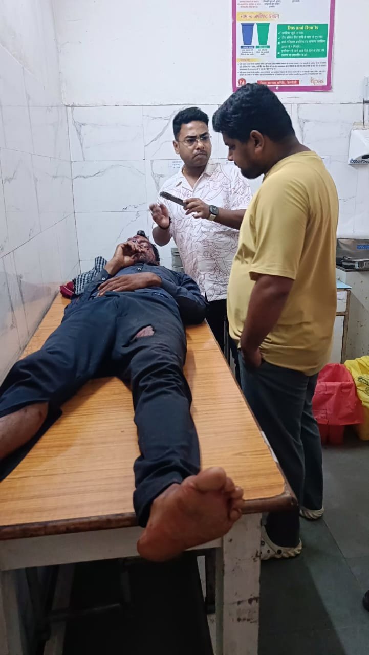 Singrauli - भालू के हमले से युवक गंभीर रूप से घायल