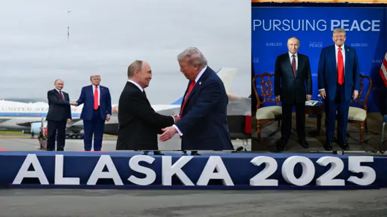 ट्रम्प-पुतिन के बीच बैठक, कोई डील नहीं:12 मिनट प्रेस कॉन्फ्रेंस कर रवाना हुए