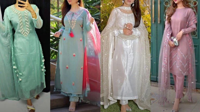 Organza Suit: ऑर्गेंज़ा सूट के ये डिज़ाइन ट्रेंड में हैं, इन्हें ज़रूर देखें