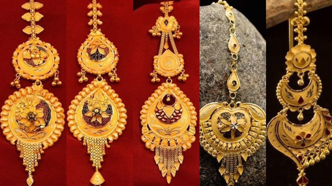Maang Tikka Designs: ये गोल्ड मांग टीका लगेंगे बेहद खूबसूरत, देखें कलेक्शन