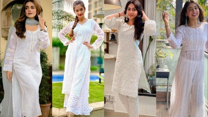 Chikankari Kurti Suit Set: चिकनकारी कुर्ता पहनकर दिखेंगी सबसे सुंदर, देख लें ये प्यारे सूट डिजाइन