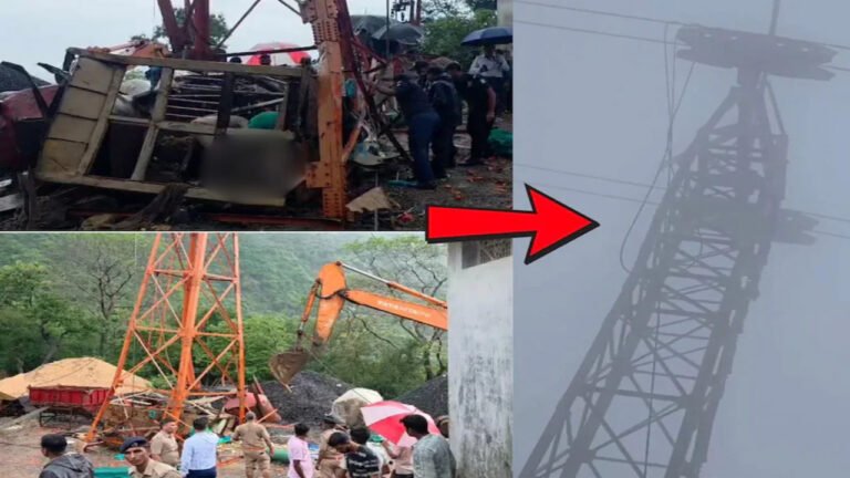 पावागढ़ मंदिर में बड़ा हादसा, रोपवे टूटने से 6 की मौत