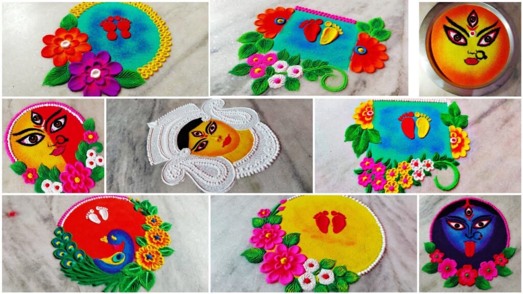 Navratri Rangoli 2025: ट्राई करें ये ट्रेडिशनल और मॉडर्न देवी दुर्गा के रंगोली डिजाइन