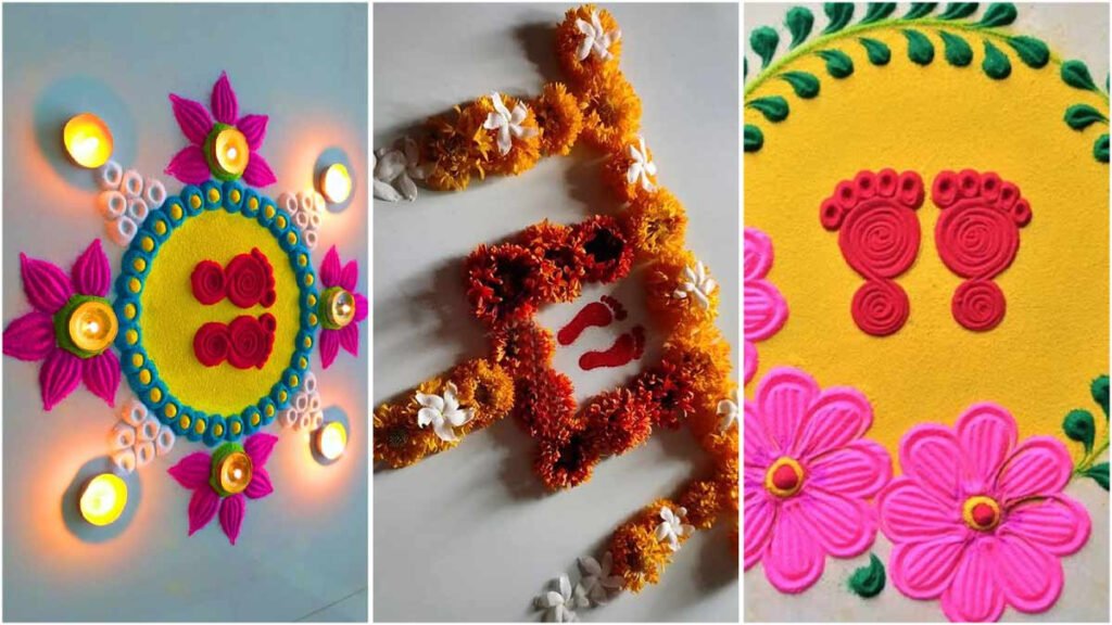 Navratri Rangoli 2025: ट्राई करें ये ट्रेडिशनल और मॉडर्न देवी दुर्गा के रंगोली डिजाइन