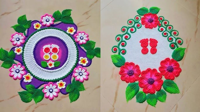 Navratri Rangoli 2025: ट्राई करें ये ट्रेडिशनल और मॉडर्न देवी दुर्गा के रंगोली डिजाइन