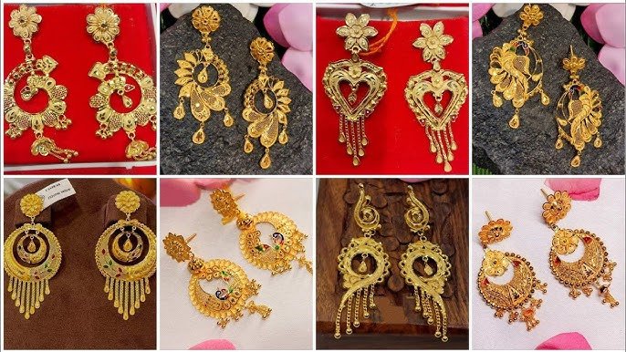 Bridal Gold Earrings: नई नवेली दुल्हन के लिए बेस्ट हैं,लटकन वाले सोने के ये झुमके,देखें डिजाइन्स