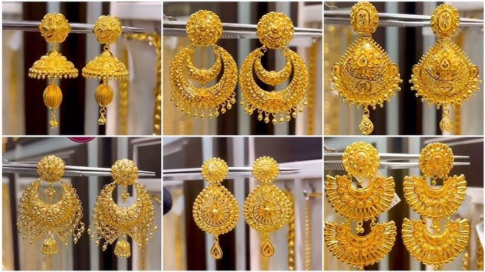 Gold Earrings Designs: ये नवीनतम डिज़ाइन आपको एक खूबसूरत लुक देंगे,देखें डिज़ाइन