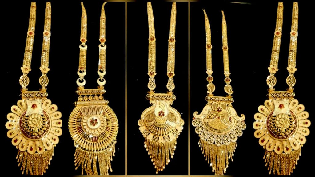 Gold Rani Haar Designs: शादियों के सीजन में ब्राइडल गोल्ड रानी हार के लेटेस्ट डिजाइन देखें