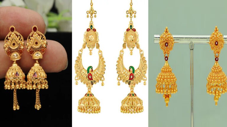 इन Gold Jhumki Designs को पहनकर दिखेंगी अप्सरा, बेटी के लिए भी है परफेक्ट तोहफा