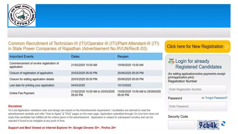 राजस्थान में बिजली विभाग में 2163 पदों पर भर्ती, आज से शुरू हुए आवेदन