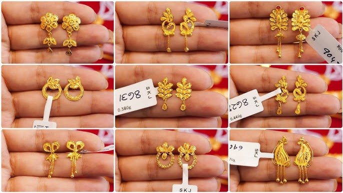 Gold Earrings Designs: स्टाइलिश ब्राइडल गोल्ड झुमके के ट्रेंडिंग कलेक्शन देखे