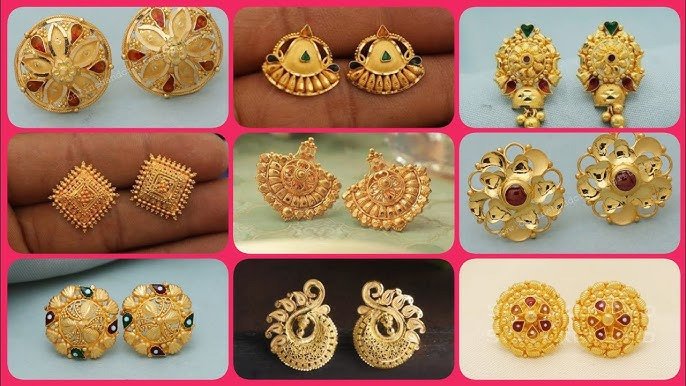 Gold Earrings Designs: स्टाइलिश ब्राइडल गोल्ड झुमके के ट्रेंडिंग कलेक्शन देखे