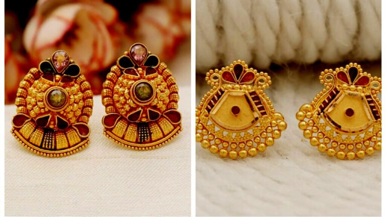 Gold Tops Design: गोल्ड इयररिंग्स के ये लेटेस्ट डिज़ाइन आपको देंगे खूबसूरत लुक,देखें डिज़ाइन
