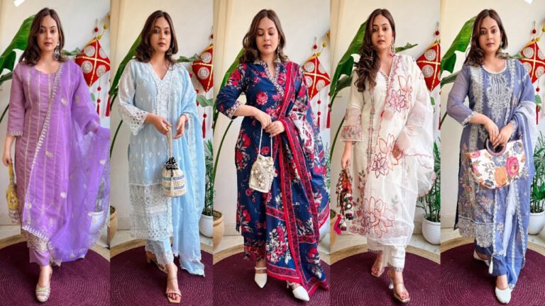 kurti design: इस त्यौहारी सीज़न में अमेज़न से फ्लोरल प्रिंटेड कुर्ता सेट खरीदें