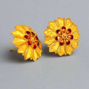 Gold Tops Design: आंटियाँ घर पर भी ऐसे ही हैवी टॉप पहनती हैं, देखें सोने के स्टड इयररिंग्स के खूबसूरत डिज़ाइन