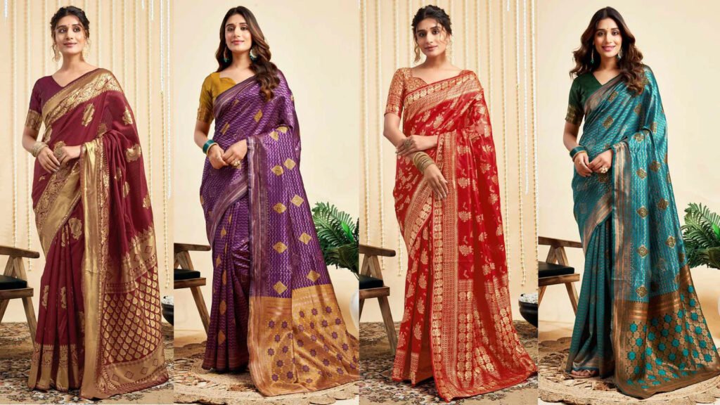 Saree Design: शादी के फंक्शन के लिए सिल्क साड़ी के ये डिजाइंस आप भी कर सकती हैं ट्राई