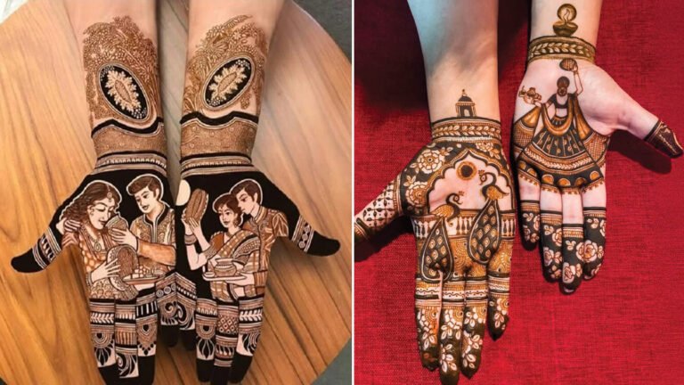 Karwa Chauth Mehndi Design: करवा चौथ पर लगाएं ब्यूटीफुल मेहंदी डिजाइन, बनाएं हाथों को और भी खूबसूरत