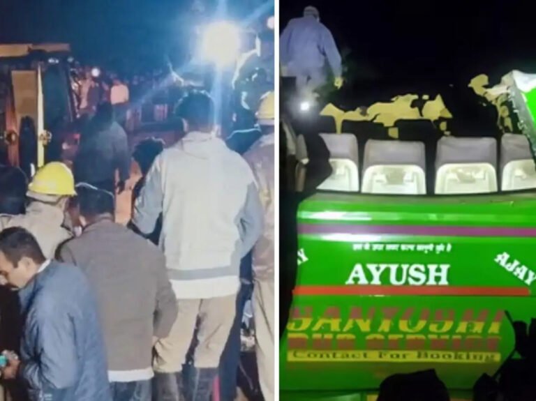 हिमाचल में बस पर पहाड़ी से मलबा गिरा, 15 लोगों की मौत, बारिश के कारण हादसा