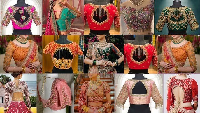 Blouse design :छठ पूजा के लिए साड़ी के साथ पहनने के लिए डिज़ाइनर ब्लाउज़
