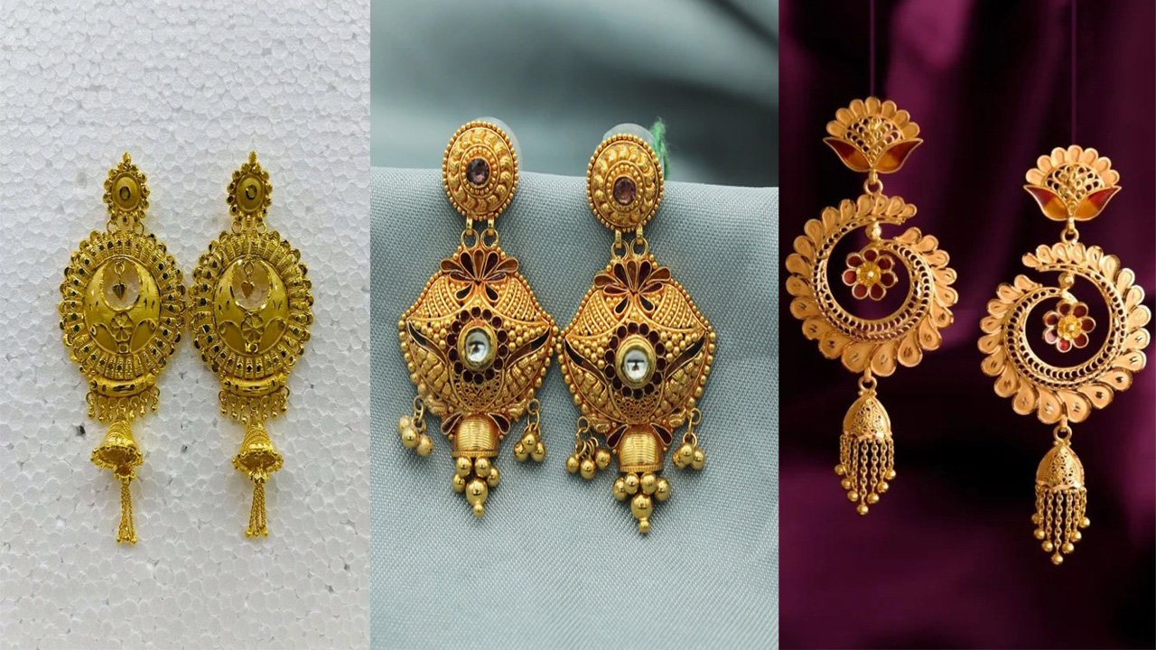 Gold Earrings Designs: ये नवीनतम डिज़ाइन आपको एक खूबसूरत लुक देंगे,देखें डिज़ाइन