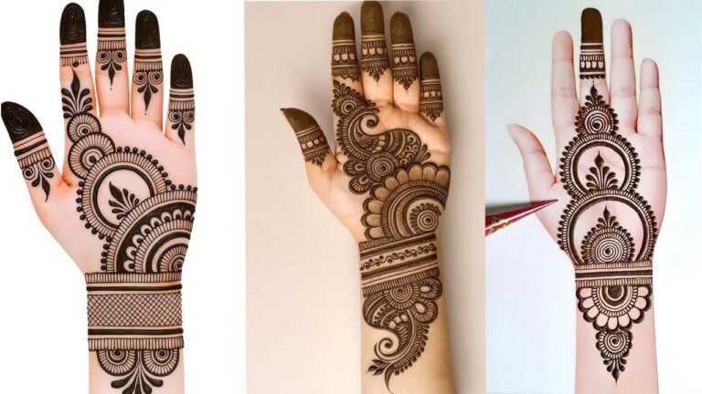 Mehndi Design: ये खूबसूरत मेहंदी डिज़ाइन आपके हाथों को सिर्फ़ मिनट में खूबसूरत बना देंगे